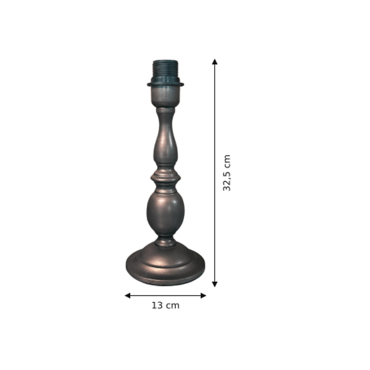 Various Lampenfüẞe Lampenvoet Zwart