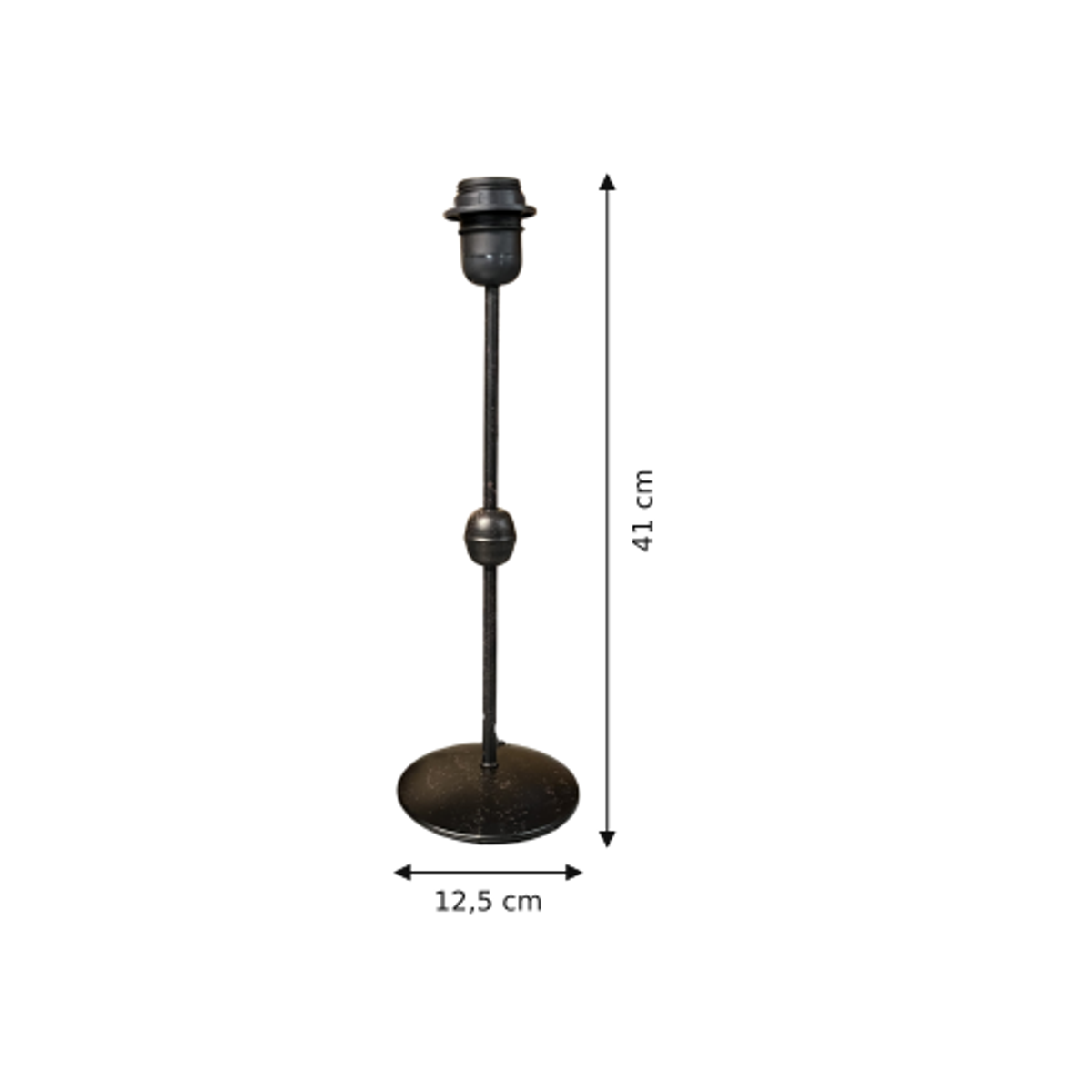 Various Lampenfüẞe Lampenvoet Zwart