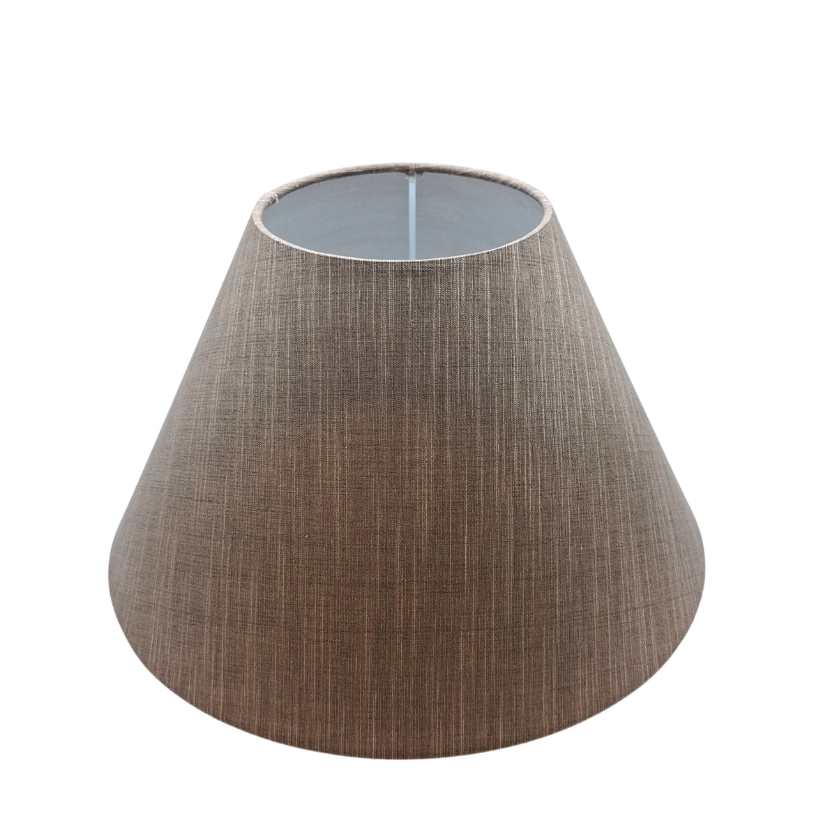 Minimalistische bruine lampenkap van chintz voor een warme ambiance. Perfect voor een eenvoudige maar stijlvolle inrichting.