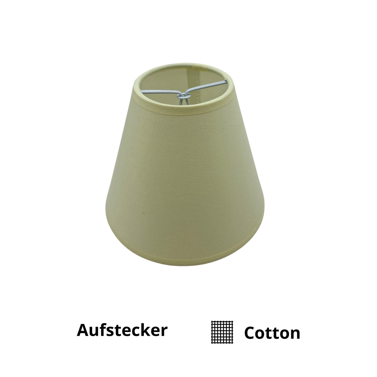 Deze crème lampenkap van katoen voegt een zachte, minimalistische touch toe aan je interieur.