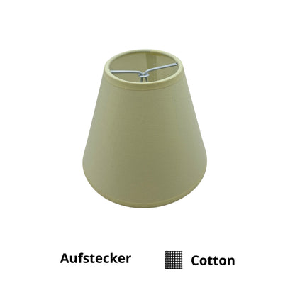 Deze crème lampenkap van katoen voegt een zachte, minimalistische touch toe aan je interieur.