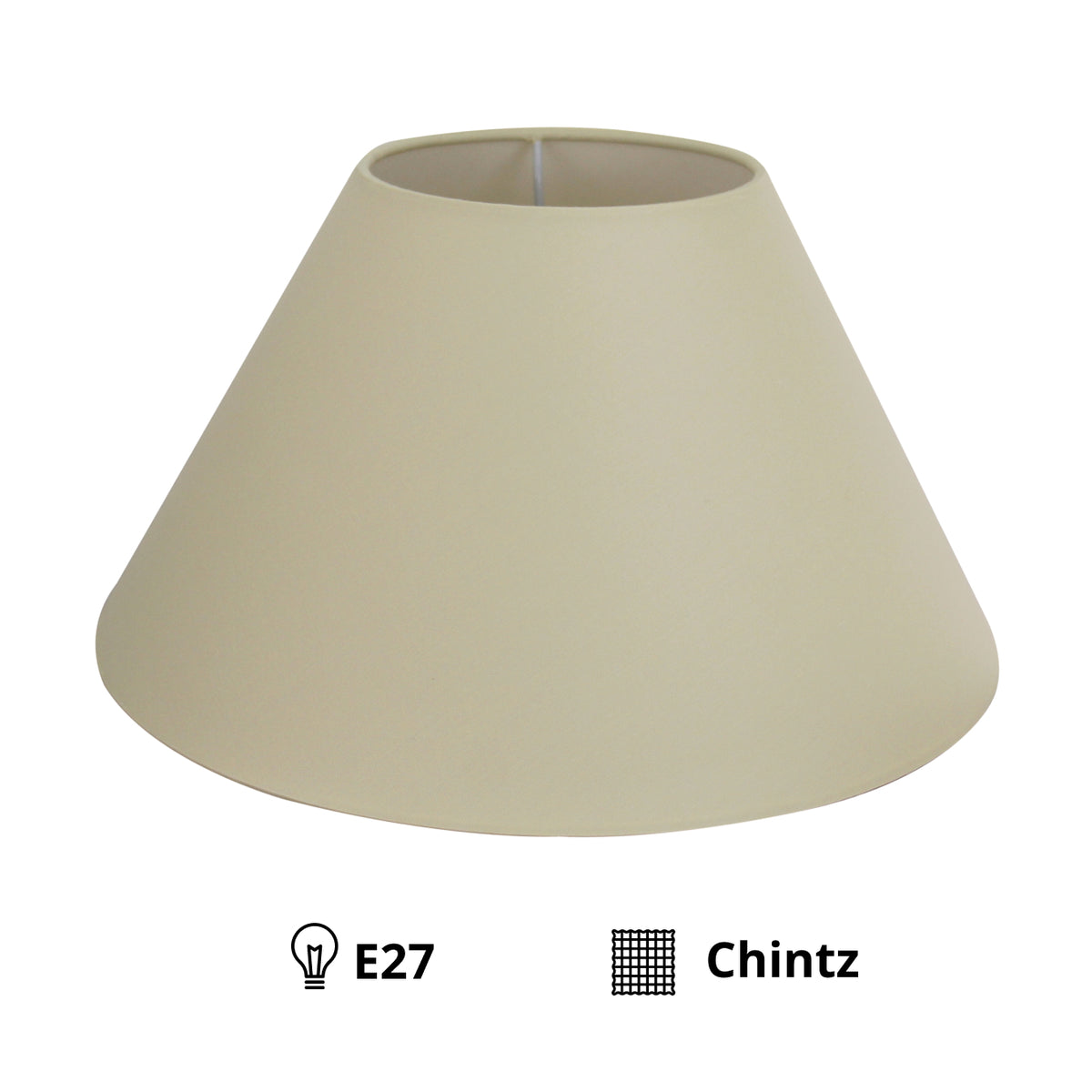 Deze crèmekleurige lampenkap voegt een warme touch toe aan je interieur. Perfect voor sfeervolle verlichting in elke kamer.
