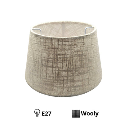 Een moderne lampenkap in crème, perfect voor een warm en sfeervol interieur. Ideaal voor elke lamp in huis.
