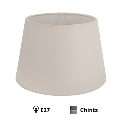 Deze moderne lampenkap in crème kleur voegt een warme gloed toe aan je interieur. Perfect voor sfeervolle verlichting!