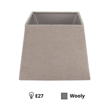 Strakke crèmekleurige lampenkap van de serie Lampenschirme. Perfect voor een warme en sfeervolle uitstraling in uw interieur.