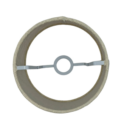 Modern crèmekleurige lampenkap van wol, perfect voor een warme en stijlvolle sfeer in jouw interieur.