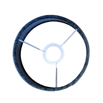Moderne grijze lampenkap van wol, perfect voor een sfeervolle touch in je interieur.
