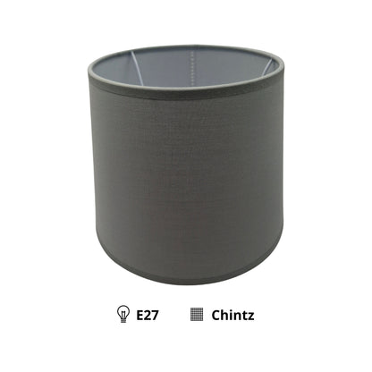 Deze grijze lampenkap van chintz voegt een warme ambiance toe aan je interieur. Perfect voor elke lamp in huis.