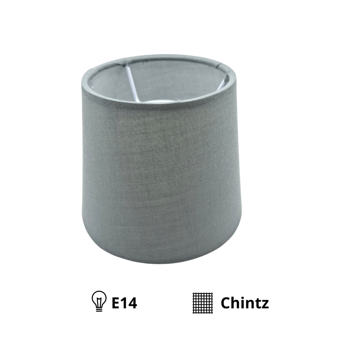 Minimalistische lampenkap in stijlvol grijs. Perfect voor een moderne inrichting en creërt een rustgevende ambiance.