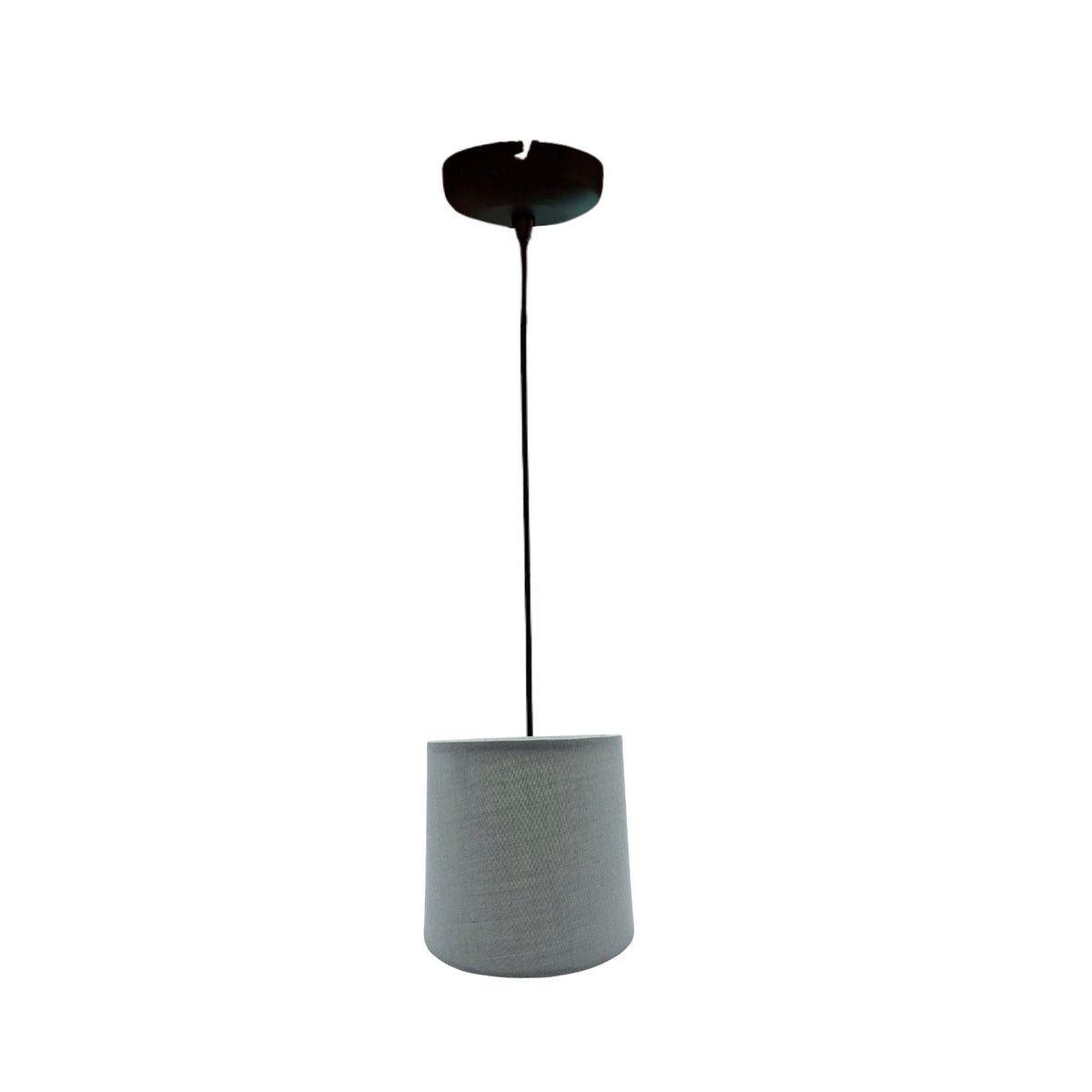 Deze grijze lampenkap in chintz geeft een moderne uitstraling aan je interieur. Perfect voor een minimalistische sfeer.