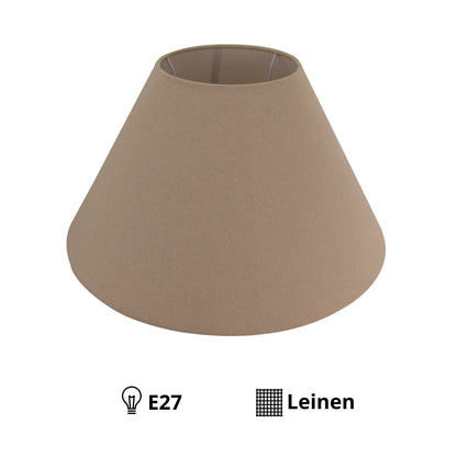 Moderne grijze lampenkap uit de Lampenschirme serie. Voegt een eigentijdse touch toe aan je interieurverlichting.