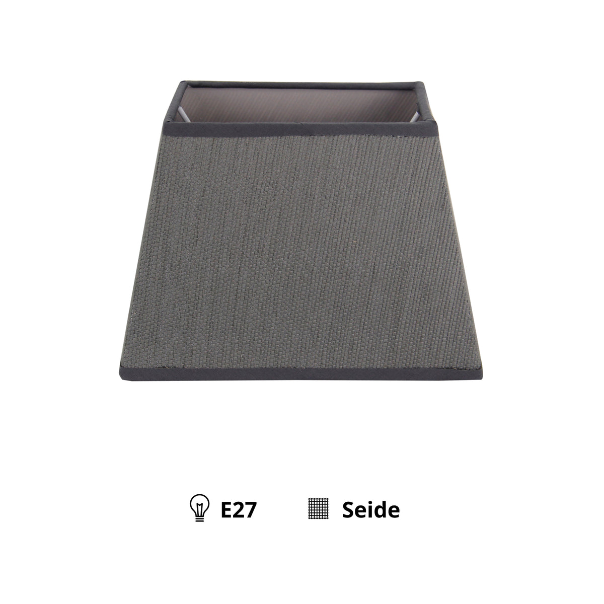 Deze grijze lampenkap uit de Lampenschirme-serie voegt een moderne touch toe aan je interieur.