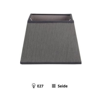 Deze grijze lampenkap uit de Lampenschirme-serie voegt een moderne touch toe aan je interieur.