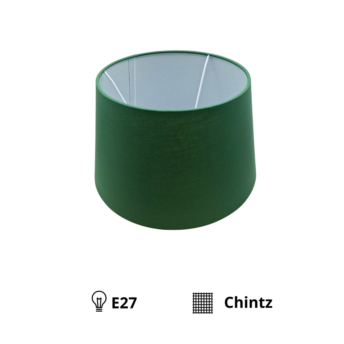 Frisse groene lampenkap uit de Lampenschirme serie. Perfect voor een moderne, minimalistische inrichting.