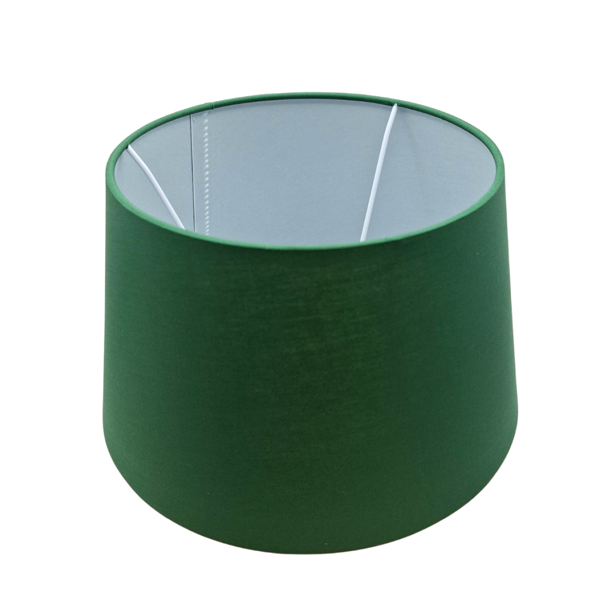 Verfrissende groene lampenkap van chintz in minimalistische stijl.
