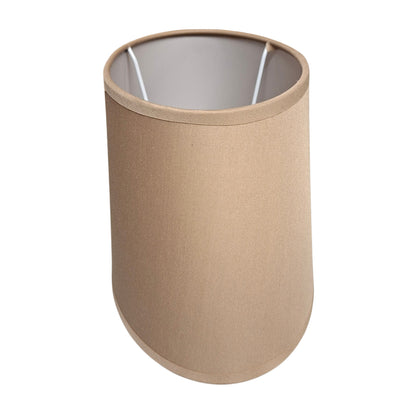 Deze lichtbruine lampenkap van katoen voegt een warme uitstraling toe aan je interieur. Perfect voor sfeervolle verlichting.