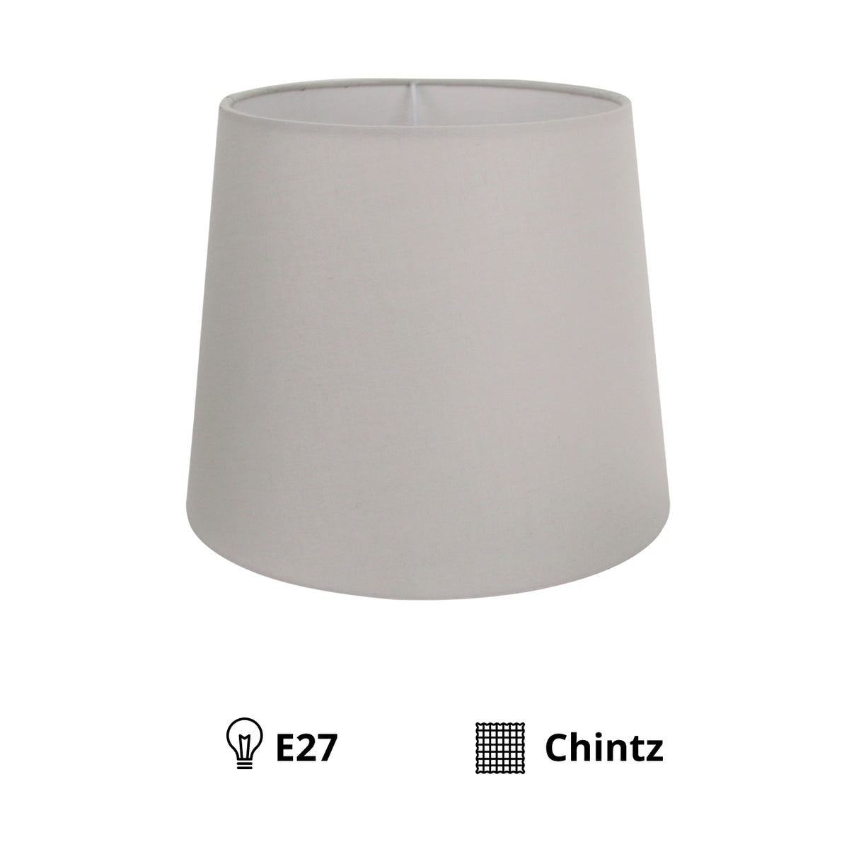 Deze moderne grijze lampenkap voegt een verfijnde touch toe aan je interieur. Perfect voor een sfeervolle ambiance.