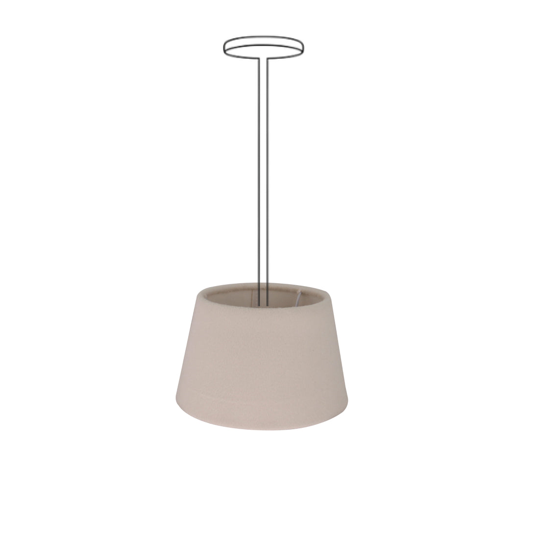 Een moderne witte lampenkap die elke ruimte opwarmt met een frisse uitstraling. Perfect voor een stijlvolle afwerking.