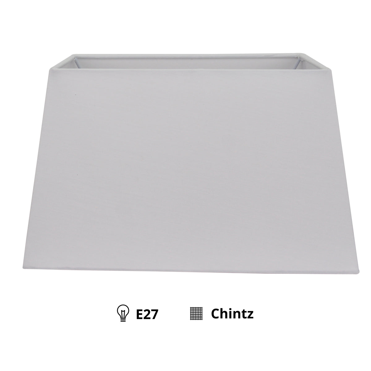 De witte lampenkap van de serie Lampenschirme voegt een tijdloze elegantie toe aan elke lamp.