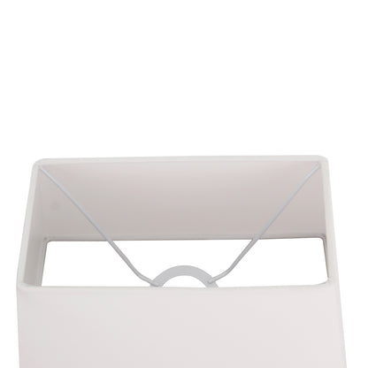 Bovenaanzicht van de witte lampenkap uit de Lampenschirme-serie.