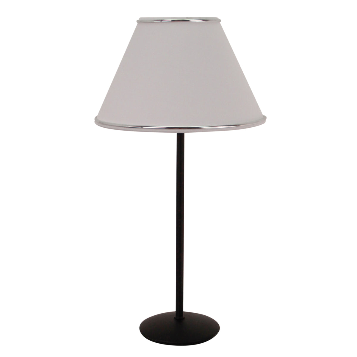 Deze moderne lampenkap in wit en zilver voegt een verfijnde glans toe aan je interieur. Perfect voor elke stijlvolle ruimte.