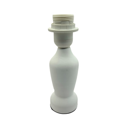 Elegant witte lampenvoet van de Mona serie, perfect voor een frisse, stijlvolle uitstraling in uw interieur.
