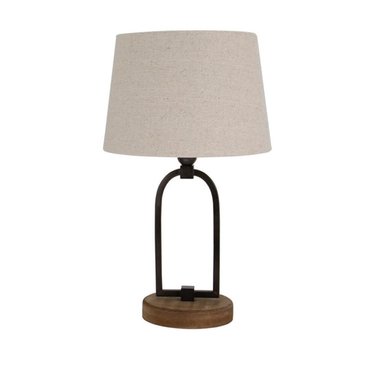 Beige tafellamp uit de Vintage-serie voegt warmte toe aan je interieur. Perfect voor een sfeervolle en gezellige uitstraling.