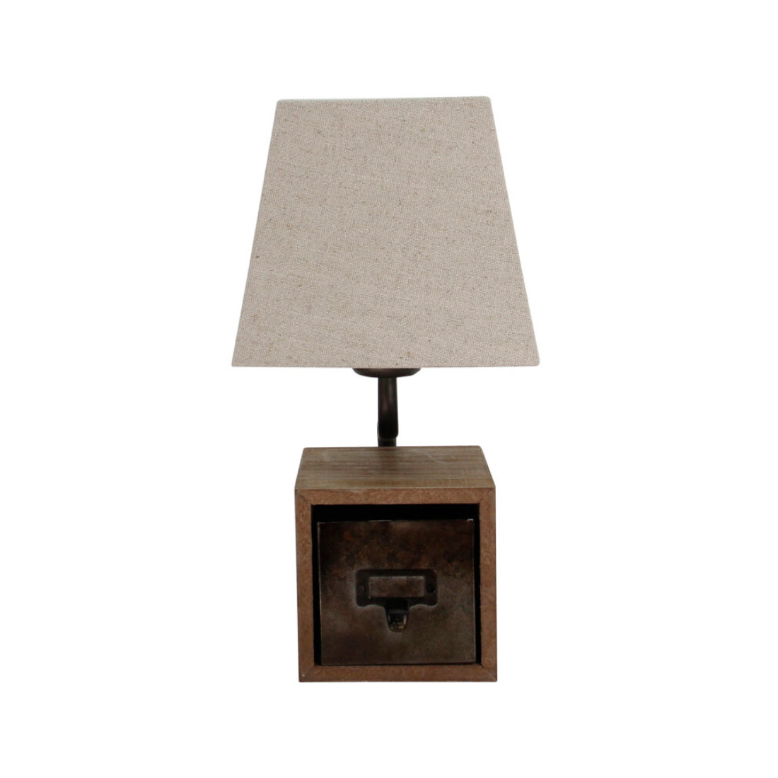 Deze bruine vintage tafellamp brengt warmte en karakter in jouw interieur. Perfect voor een gezellige sfeer in elke kamer.