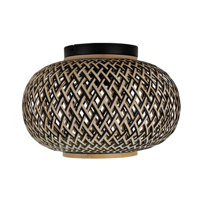 De natuur geïnspireerde plafondlamp Weaving straalt moderniteit uit. Perfect voor een warme, uitnodigende sfeer in huis.
