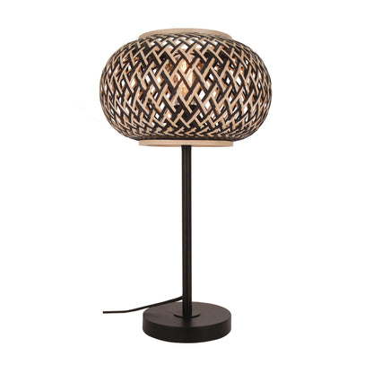 Deze bruine tafellamp uit de Weaving serie voegt warmte en karakter toe aan elke ruimte. Perfect voor sfeervolle avonden.