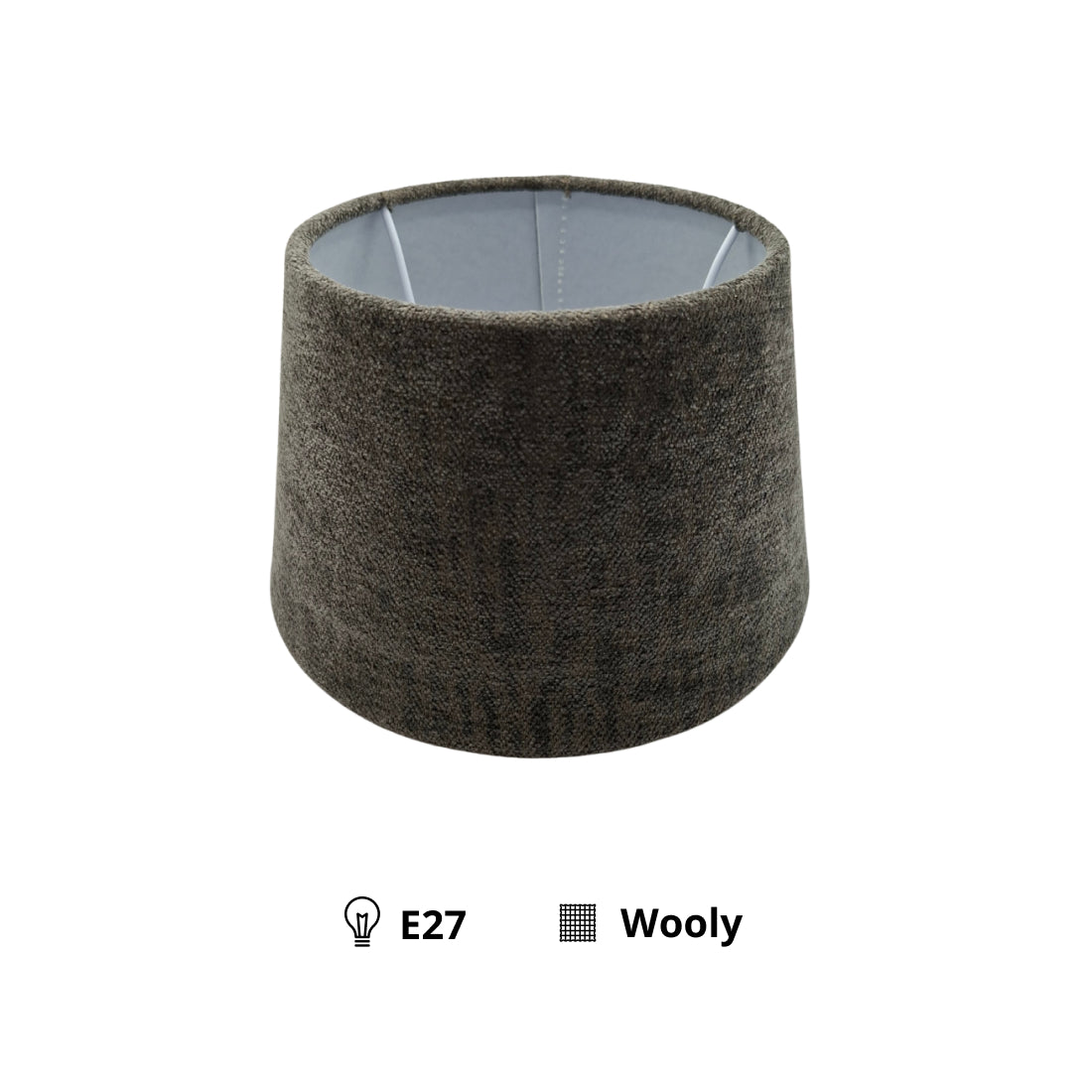 Deze antracieten lampenkap van de Wooly-serie heeft een moderne uitstraling. Perfect voor een sfeervolle verlichting in huis.