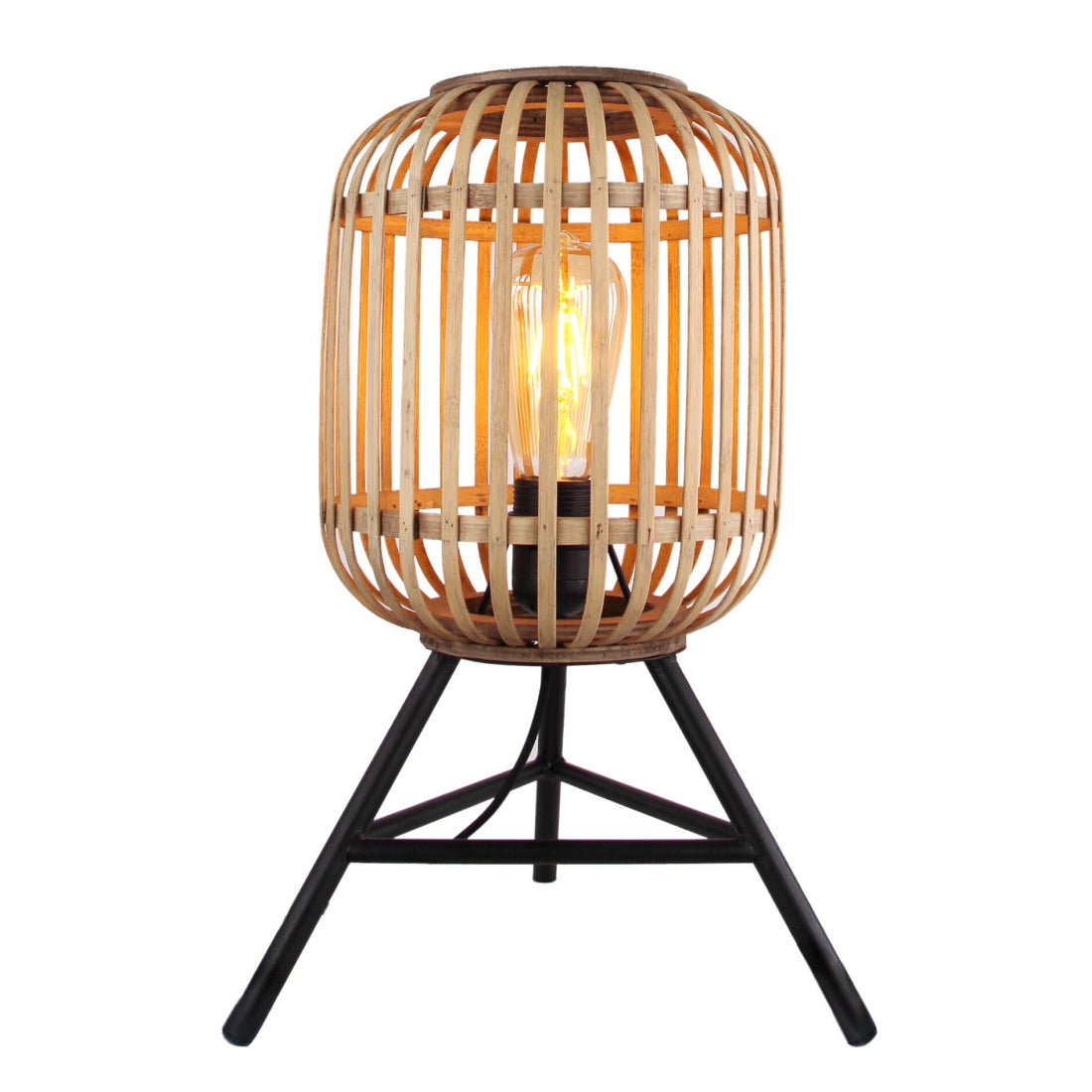 Deze beige tafellamp uit de Woven serie voegt warmte toe aan je interieur. Perfect voor een moderne, gezellige sfeer.