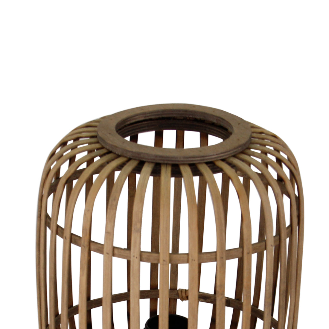 De beige Woven tafellamp heeft een uniek, geweven ontwerp. Perfect voor een warme en moderne sfeer in je interieur.