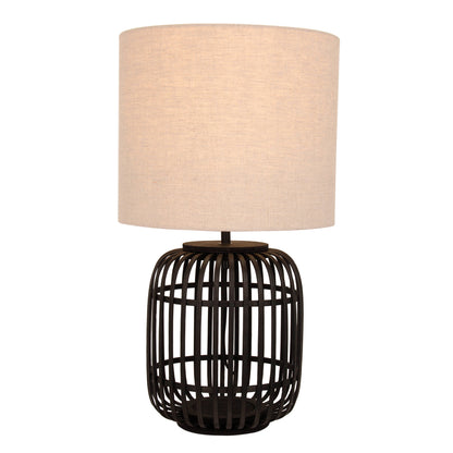 Deze zwarte tafellamp uit de Woven serie voegt een moderne touch toe aan je interieur. Perfect voor sfeervolle avonden.